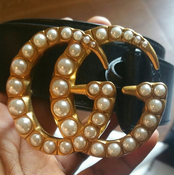 Gucci Accessories - Gucci pearl belt